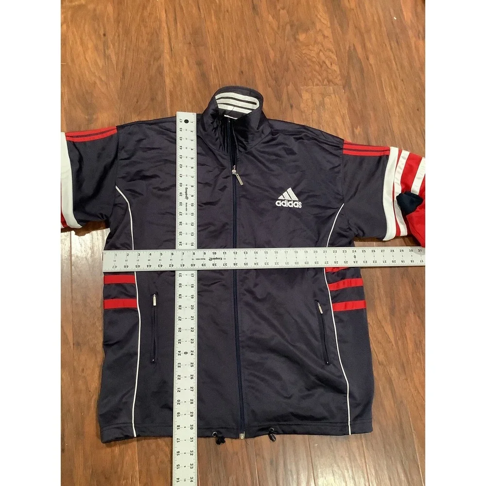 VTNG Adidas Men's Track/Soccer Jacket Full Zip Three Stripes XL